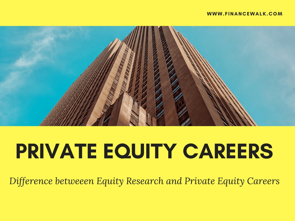 Private Equity Careers: How Is It Different From Equity Research Careers