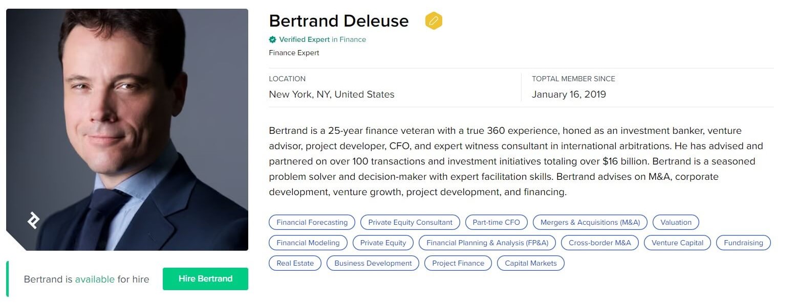 PE Finance Expert NY, US